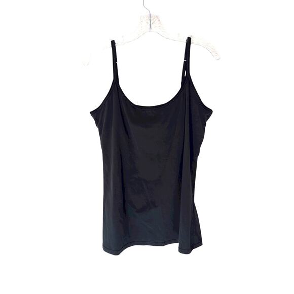 Pact Black Built-in Shelf Bra Camisole Tank Top Basic Closet Staple Size XL - Picture 1 of 11